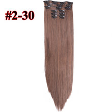 Charger l&#39;image dans la galerie, Longs droits Extensions de cheveux 16 clips