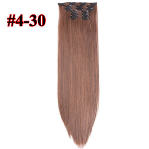 Longs droits Extensions de cheveux 16 clips
