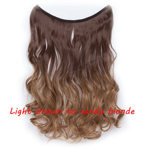 extension fil Invisible vague ou droite