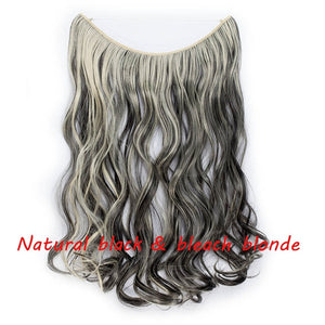 extension fil Invisible vague ou droite