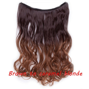 extension fil Invisible vague ou droite