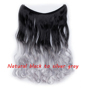 extension fil Invisible vague ou droite