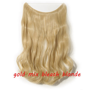 extension fil Invisible vague ou droite