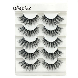 Faux cils 3D 5 Paires