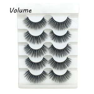 Faux cils 3D 5 Paires