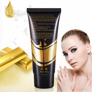 Masque en or 24 K Anti-âge Anti-rides traitement du visage minimiseur de pores, traitement des cicatrices d'acné