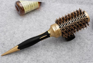Brosse à cheveux en fer céramique de 5 tailles Anti-statique résistant aux hautes températures
