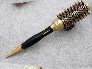 Brosse à cheveux en fer céramique de 5 tailles Anti-statique résistant aux hautes températures