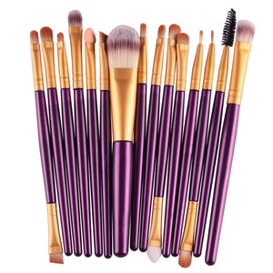 Pinceaux De Maquillage Kit 15 Pinceaux
