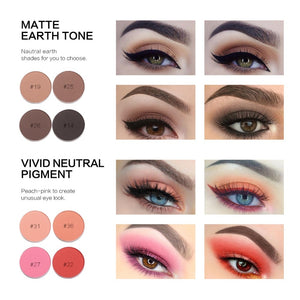 Fard à paupières imperméable Pigment professionnel d'ombre à paupières