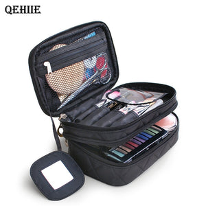 Sac cosmétique double