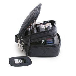 Sac cosmétique double