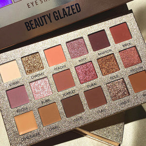 Nude fard à paupières maquillage Pigments imperméable professionnel miroitant paillettes