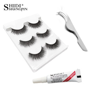 Cils 3D effet naturel
