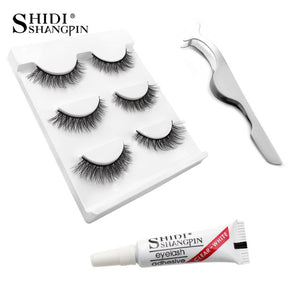 Cils 3D effet naturel