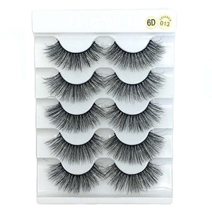 Faux cils 3D 5 Paires