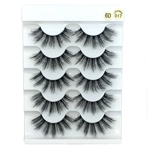 Faux cils 3D 5 Paires