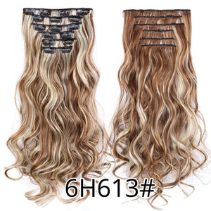 Extension de Cheveux vague 16 Clips