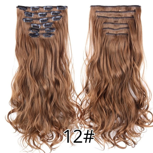 Extension de Cheveux vague 16 Clips